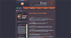 Desktop Screenshot of goldline899.it